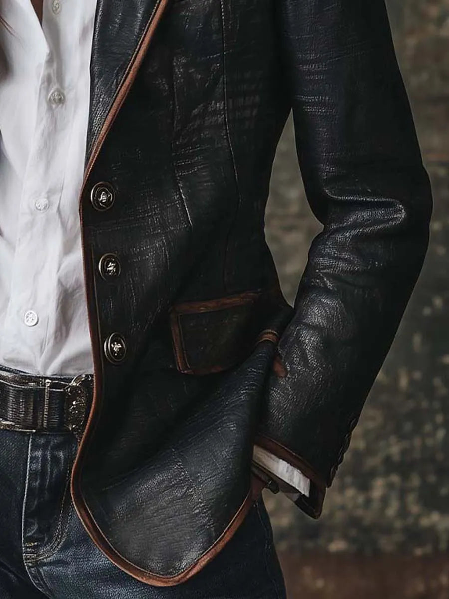 Vintage Blazer in soft, Premium Look