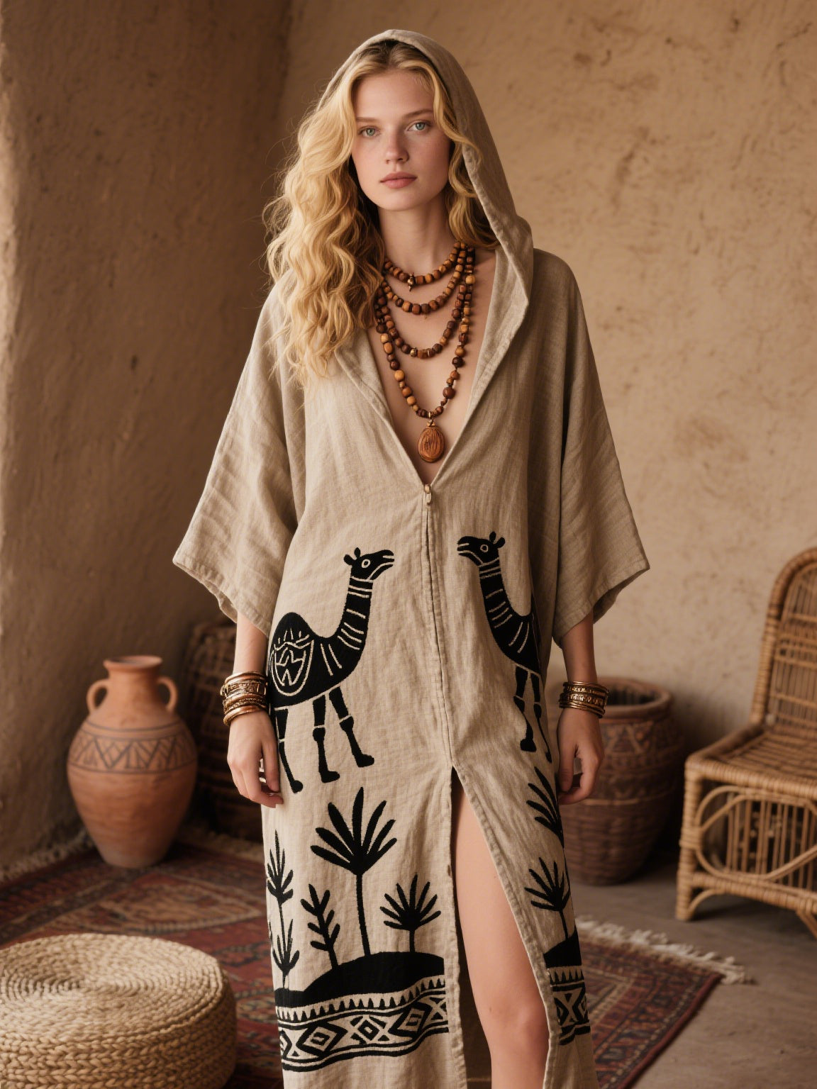 Dress with linen – Smart Price