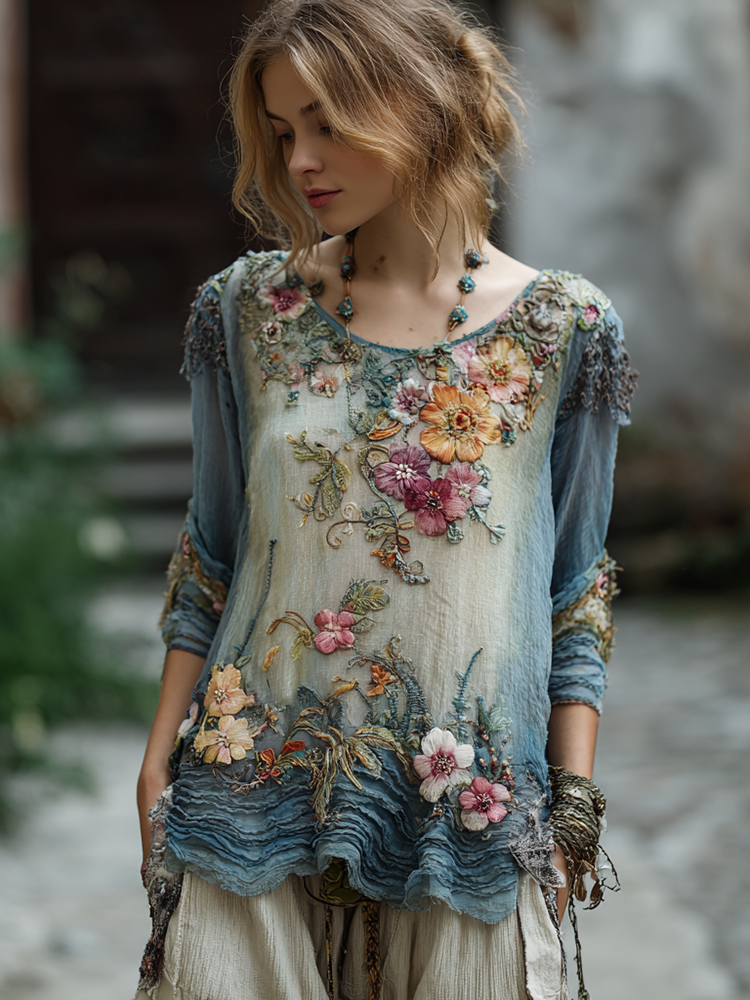 Vintage Shirt in soft, Premium Look