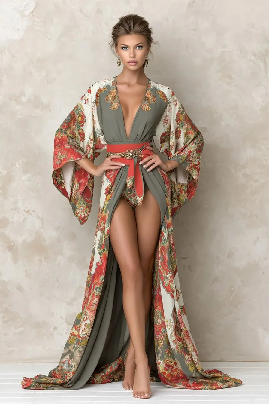 Vintage Robe in soft, Designer Aesthetic