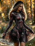Gothic Mini Dress – Halloween Trend