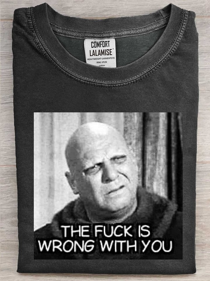 Funny Offensive Art Print Casual Cotton Short Sleeve T-shirt