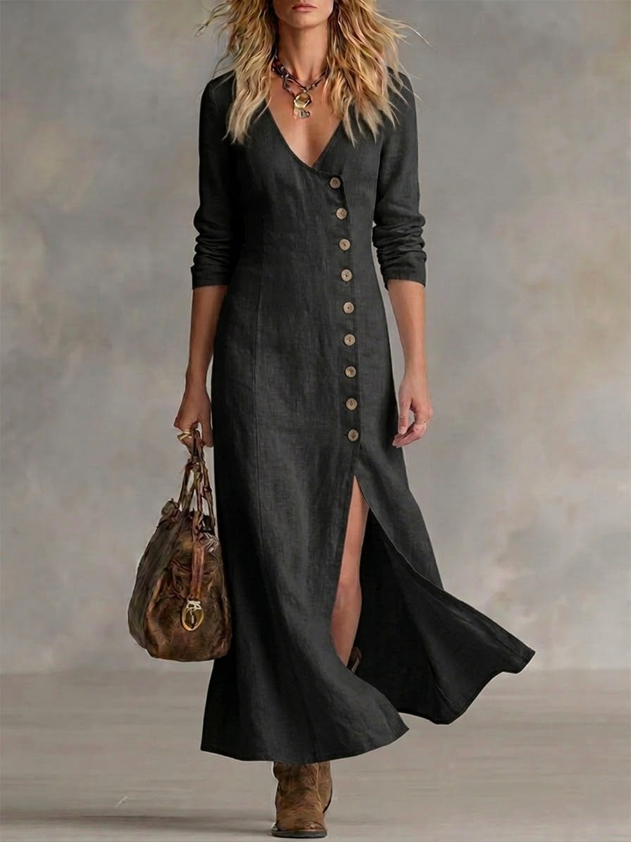 Dress with linen – Designer Aesthetic