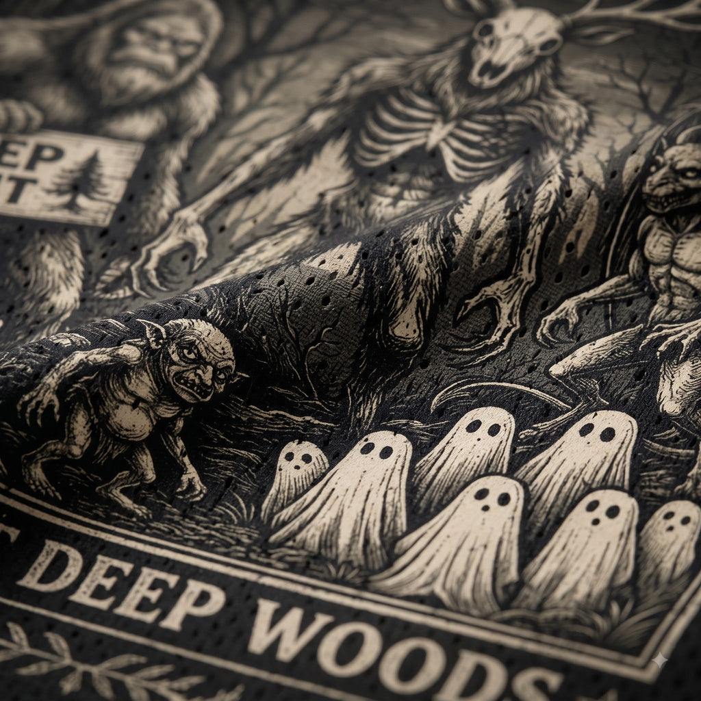 Chaotic Club Protect Our National Parks Cryptids Ghost Owl Mesh Jersey