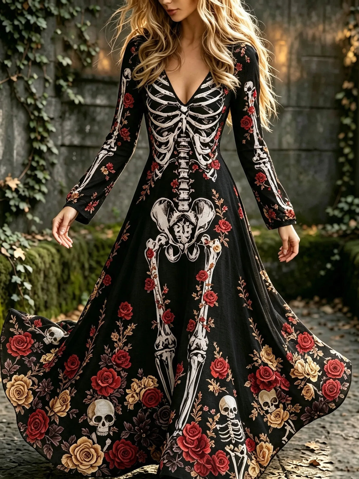 Gothic Maxi Dress – Halloween Trend