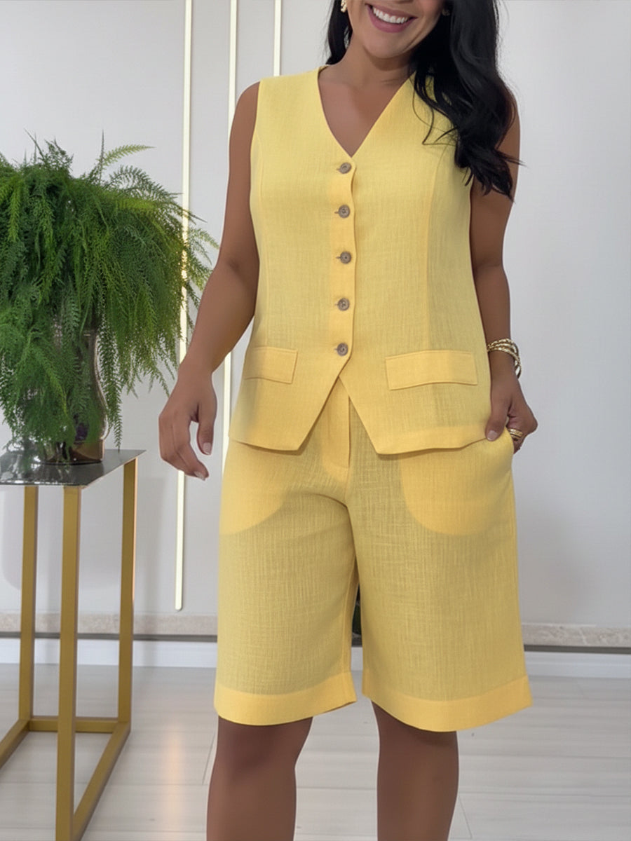 Two-Piece Set That Flatters – Chic & linen