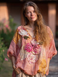 Bohemian Shirt in soft, Designer Aesthetic