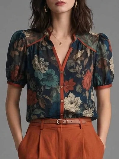Chic Blouse in soft, Smart Price