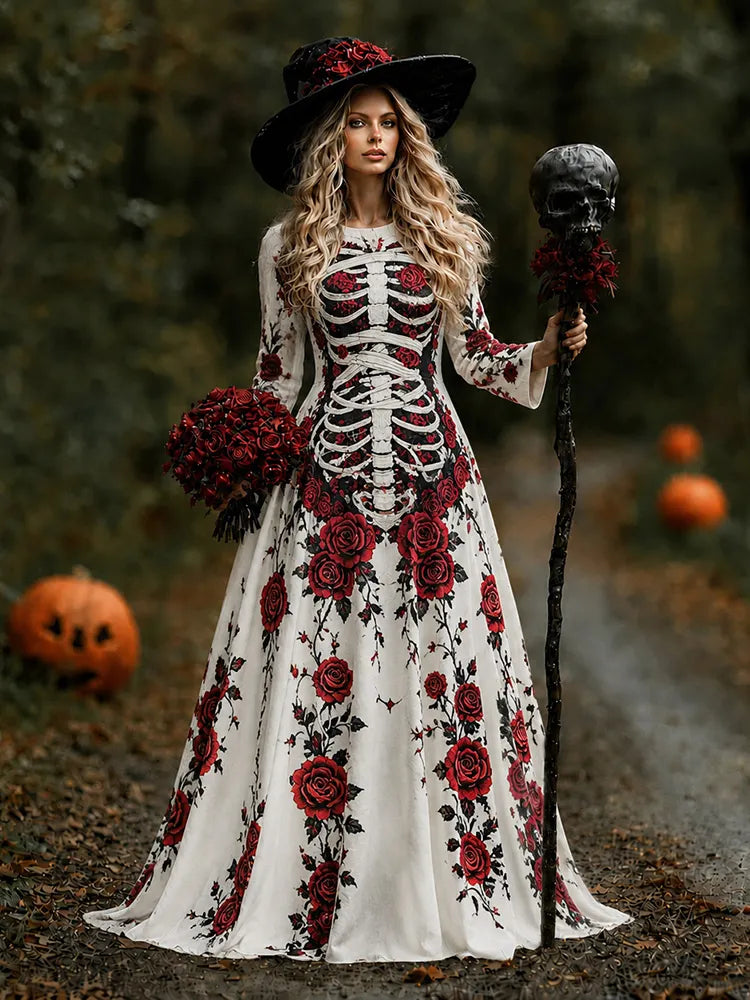 Gothic Maxi Dress – Halloween Trend