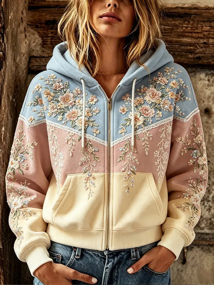 Hoodie That Flatters – Vintage & lace