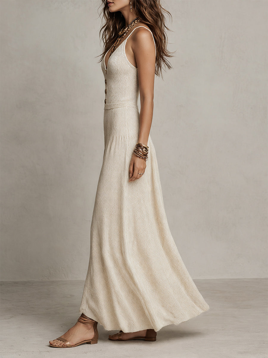 Vintage Maxi Dress in soft knit, Best Value