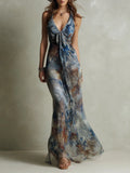 Vintage Maxi Dress in chiffon, Unbeatable Price