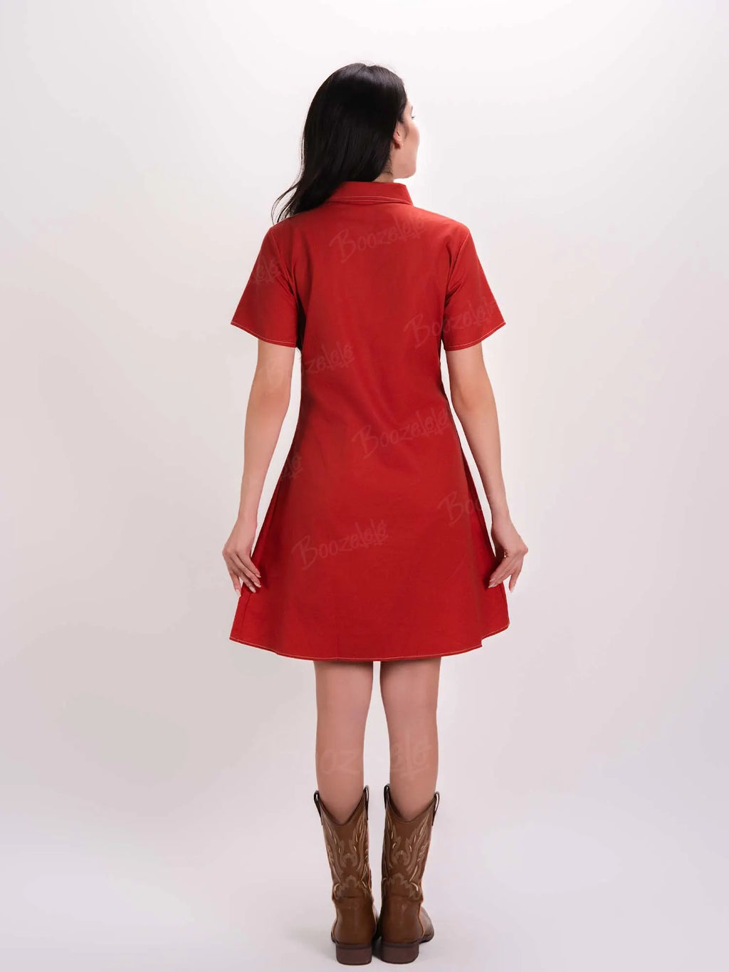 [Clearance]Western Cute Cat Cowboy - 100% Cotton Dress