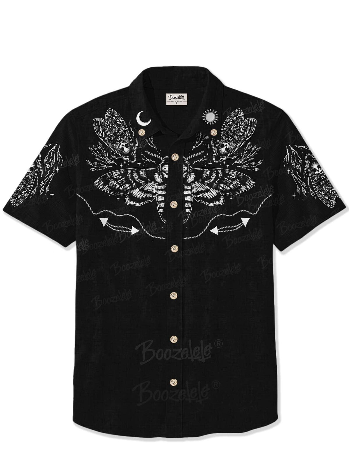 [Mystic Heart X Boozelele]Death Moths  - 100% Cotton Shirt