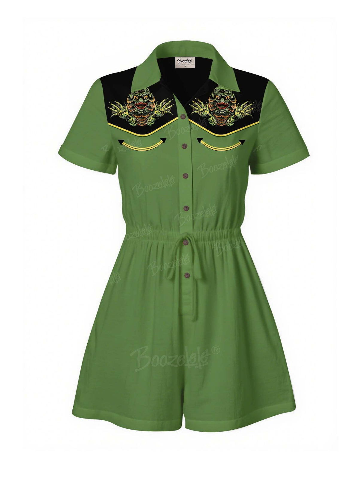 [Nyawart Design X Boozelele]Last Lagoon - 100% Cotton Pocket Jumpsuit